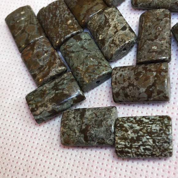 Snowflake Jasper beads - Picture 5 of 8